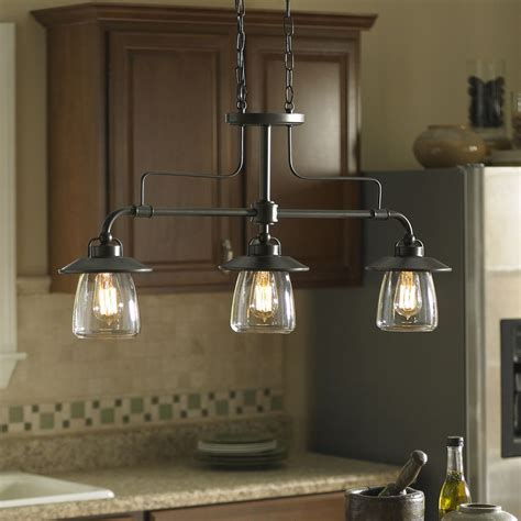 Hanging pendant <b>lights</b> are similar to chandeliers, but they come without branched lighting and with fewer bulbs. . Lowes lights for kitchen